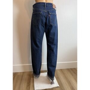 Levi's 501-90s Vtg, Dark/Raw, Long Length, Straight Leg, Button Up, Jean. 34x38